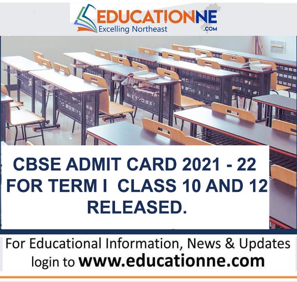 Cbse Term 1 Admit 2021 22 Card Out Educationne 0771